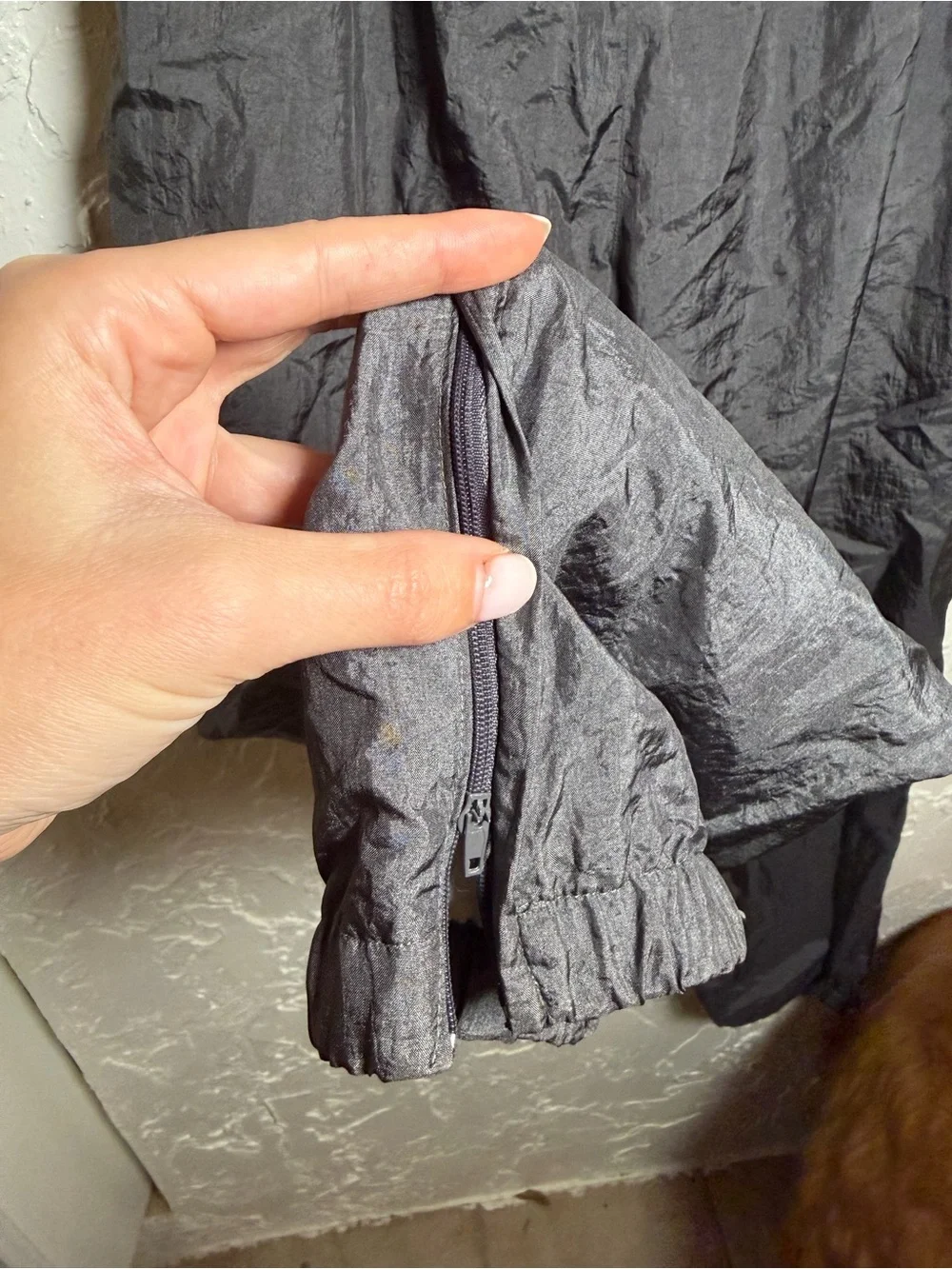 Vintage Men's Dark Gray Elastic Waist Jogger Pants